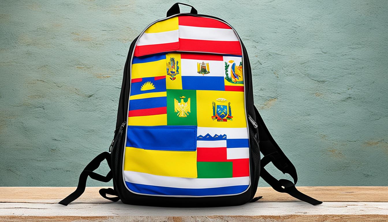 Banderas para mochilas