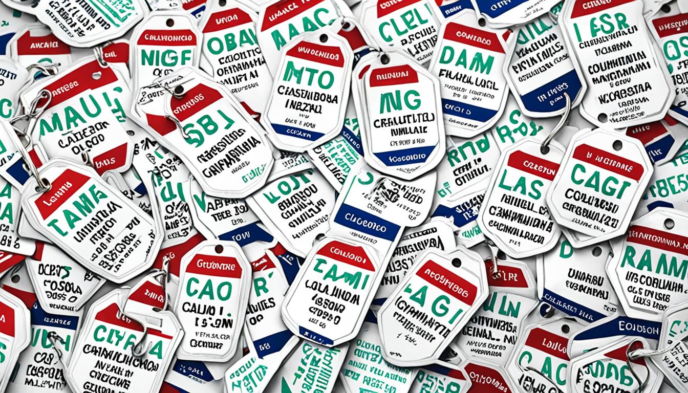 Chapas identificativas personalizadas