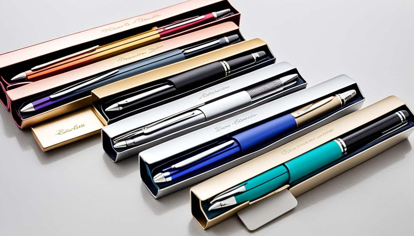 Estuches para bolígrafos personalizados