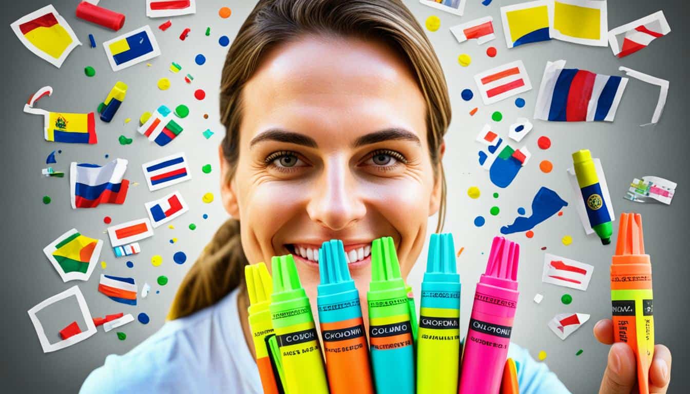 Marcadores fluorescentes personalizados