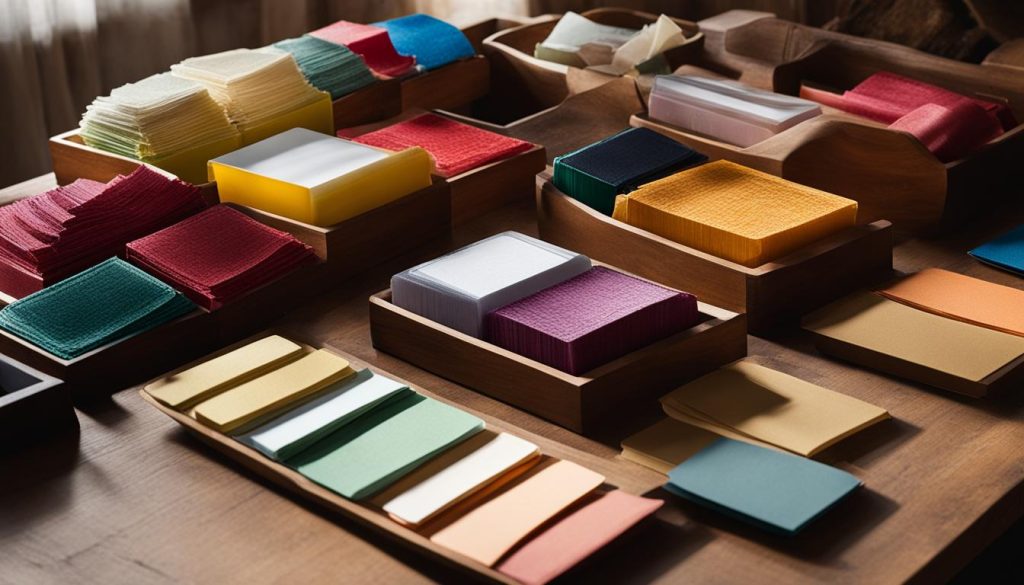 Selección de tarjeteros