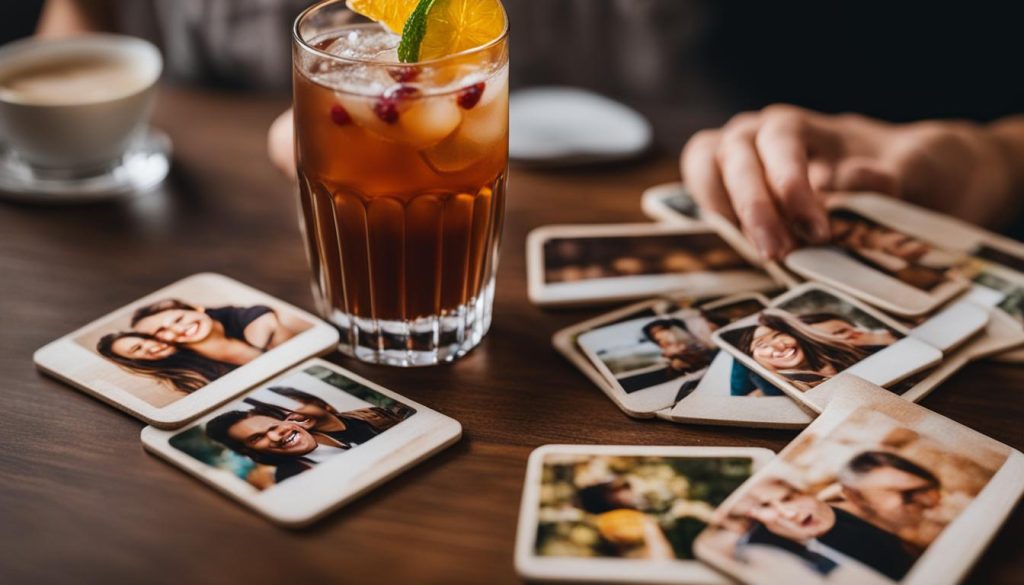 impresión digital de posavasos personalizados