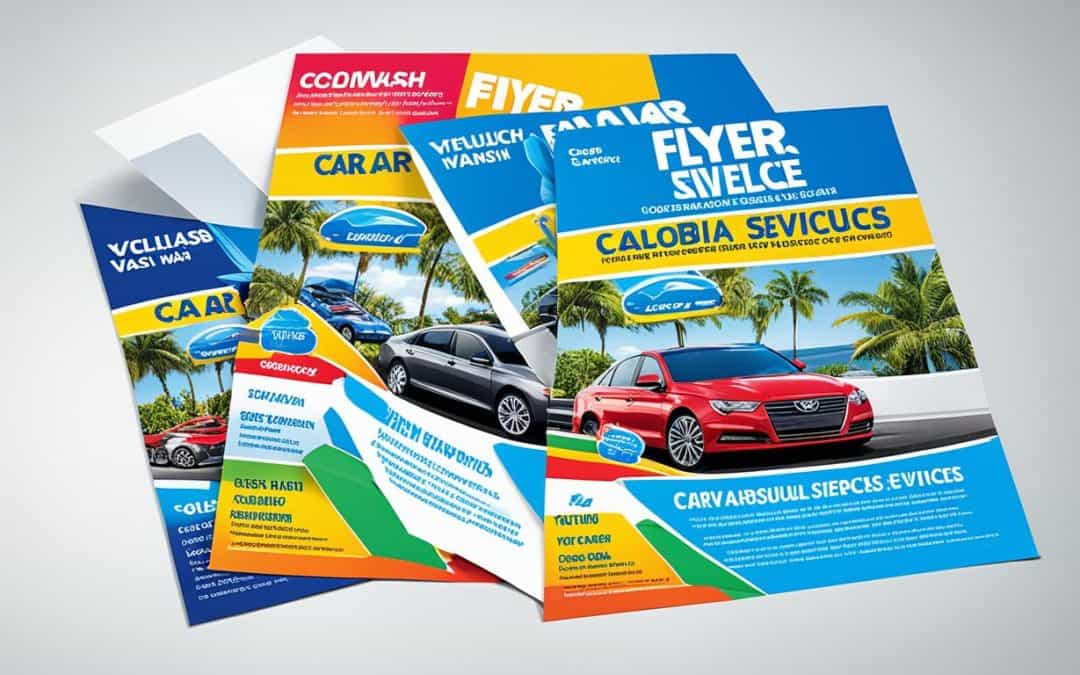 Volantes Publicitarios de Autolavados en Colombia