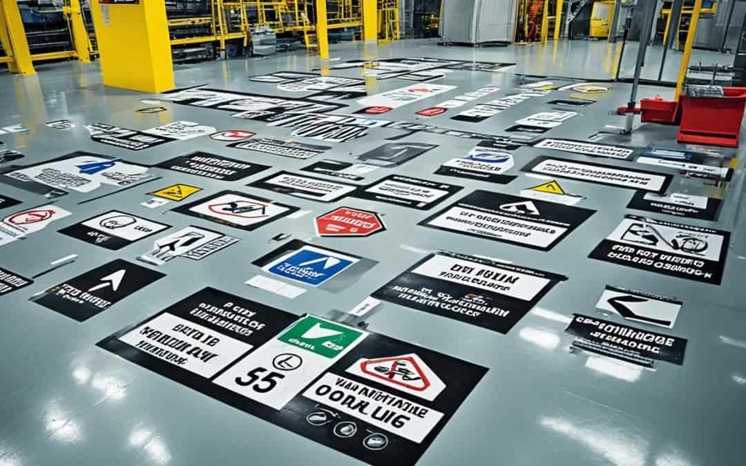 Señalización de Seguridad Industrial en Piso en Colombia