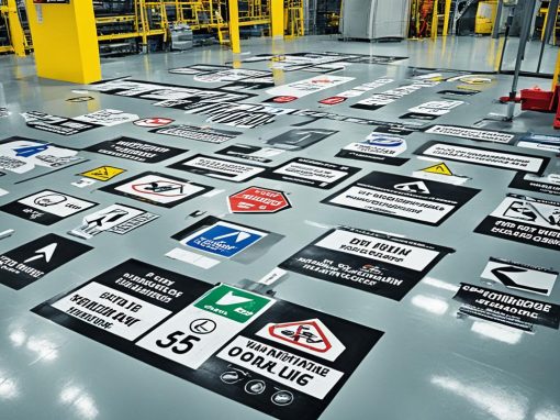 Señalización de Seguridad Industrial en Piso en Colombia