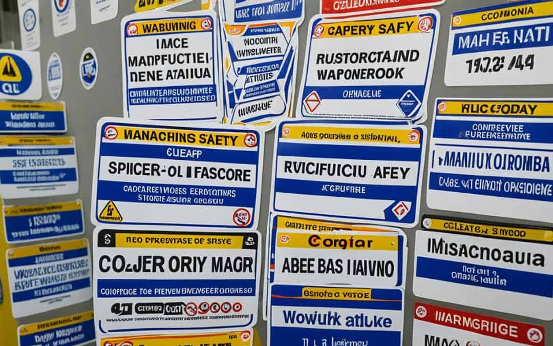 Señalización Industrial Stickers en Colombia