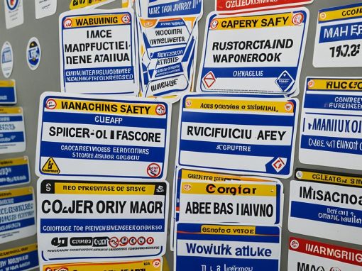 Señalización Industrial Stickers en Colombia