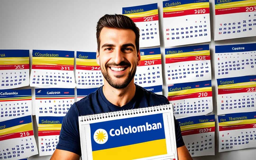 Calendarios de pared personalizados para Colombia