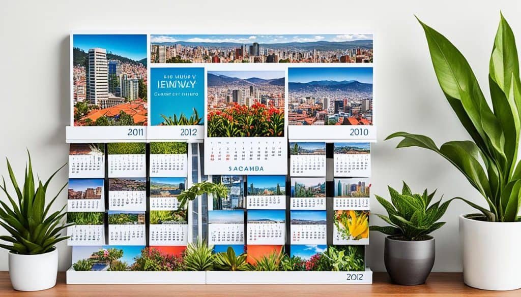 calendarios a medida en Bogotá, Colombia