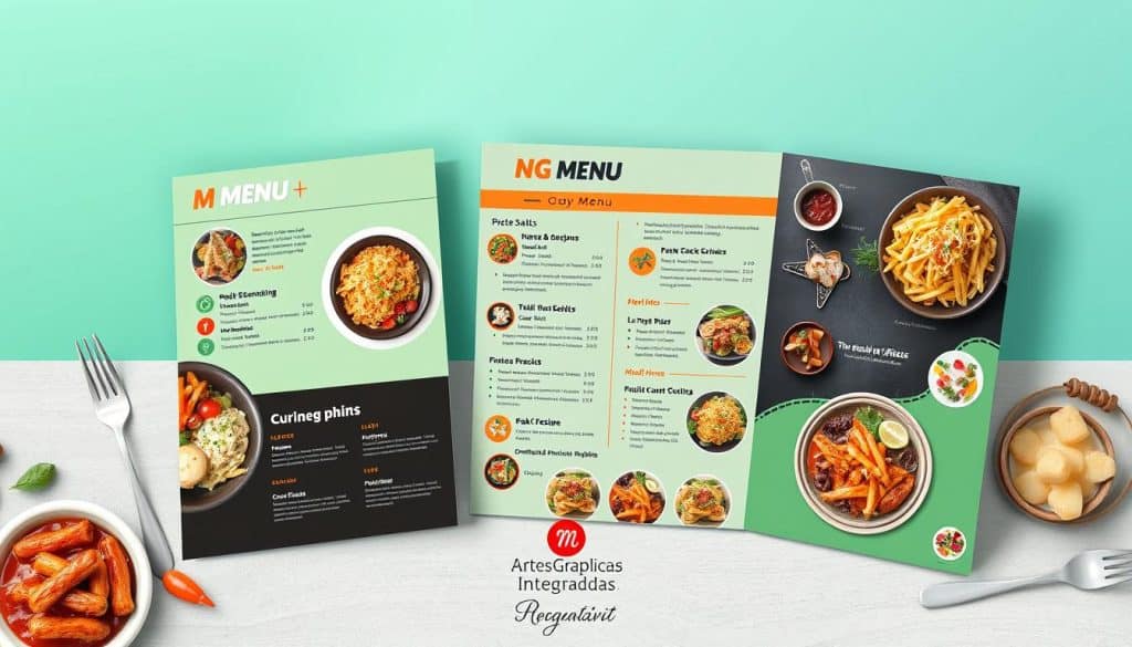 Diseño de Carta de Comida para Delivery