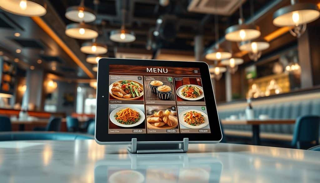 Implementación de menús digitales