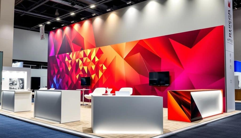 Decoración de stands con vinilo