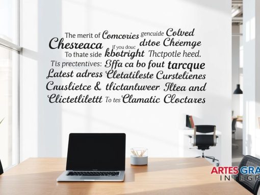 Frases motivacionales en vinilo – Artes Graficas Ltda.