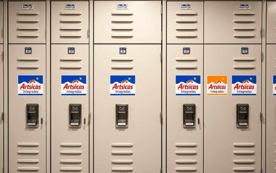 Identificación de lockers con stickers | Artes Graficas Integradas