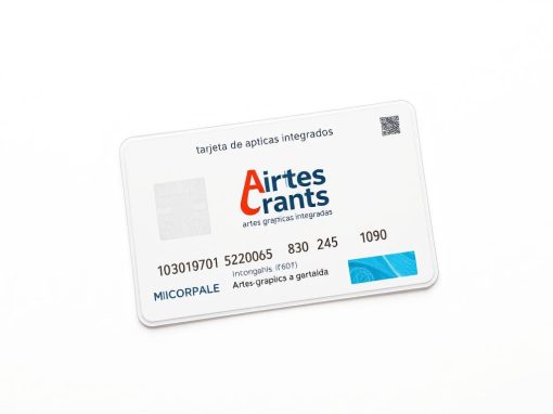 Pegatinas para credenciales de empleados – Artes Graficas Integradas