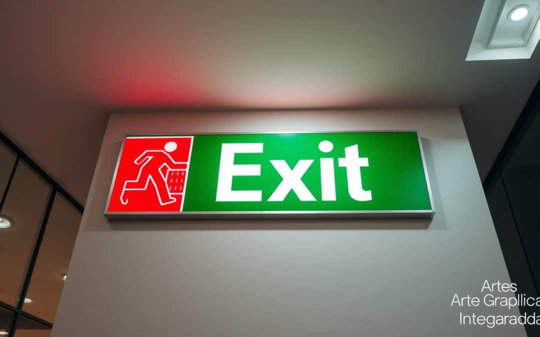 Diseño y impresión de señales de evacuación en Bogotá