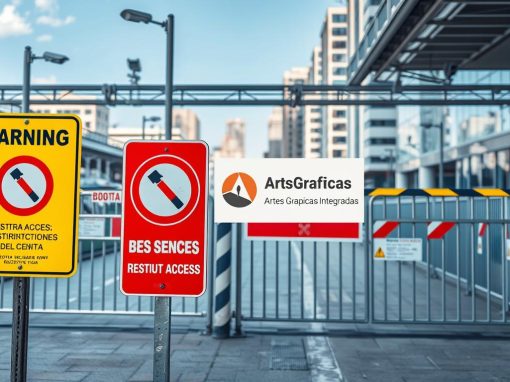Señalización de zonas de acceso restringido en Bogotá