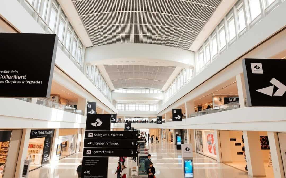 Señalización en centros comerciales – Artes Graficas, impresión digital