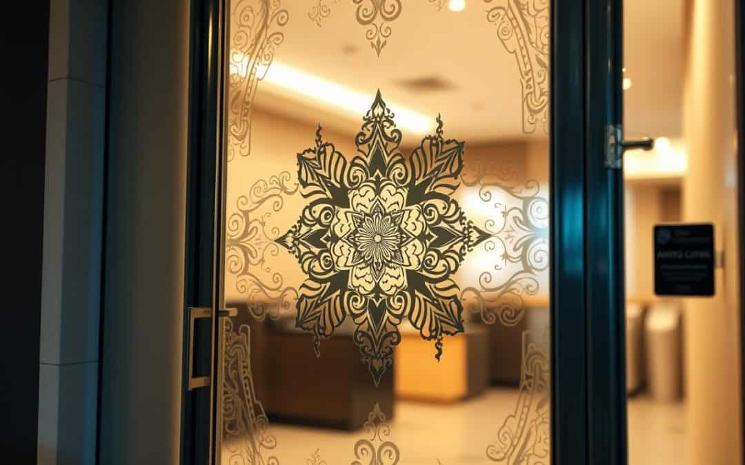 Vinilos para puertas de vidrio | Artes Graficas – Impresión