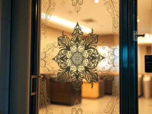 Vinilos para puertas de vidrio | Artes Graficas – Impresión