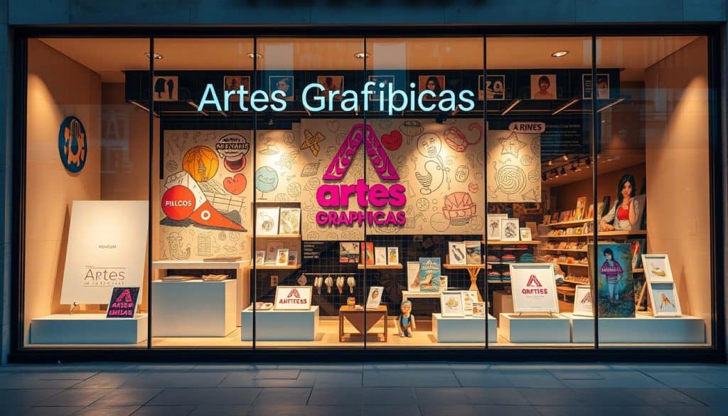 publicidad en vidrieras