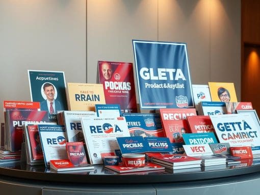 Creamos Material POP para Eventos Políticos de Alta Calidad