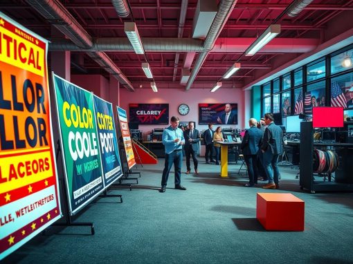 Psicología del Color en Campañas Políticas: Expertos en Señalitica y Vinilos Impresos