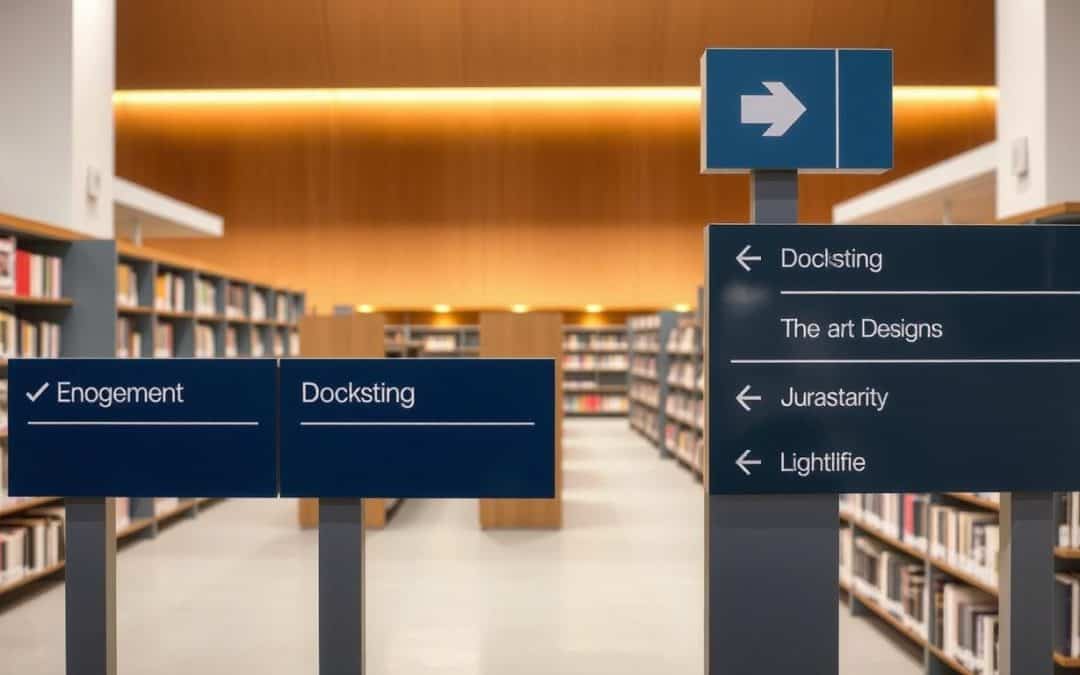 Señaletica Biblioteca – Artes Gráficas Integradas S.A.S.